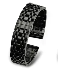 Hot product 14-24mm  solid 304 stainless steel  watch bracelet band