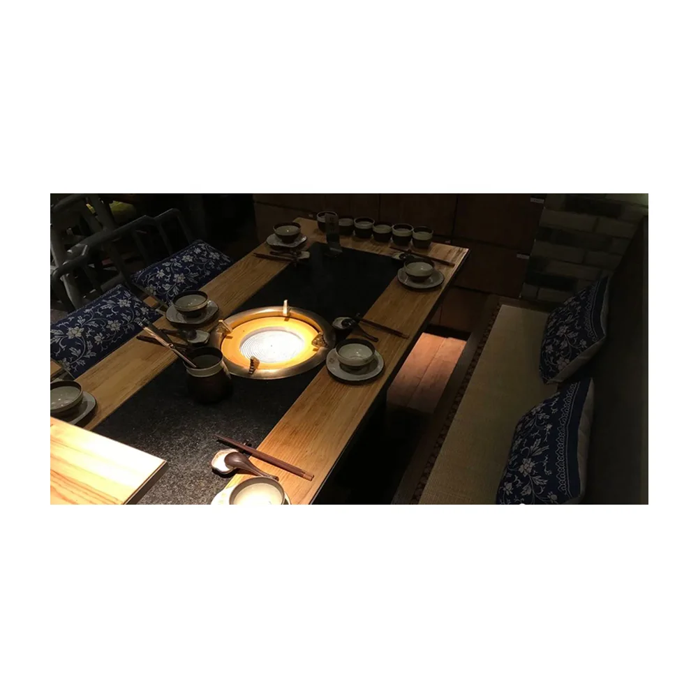 
Customize wooden restaurant booth seating sofa bench with table sets 