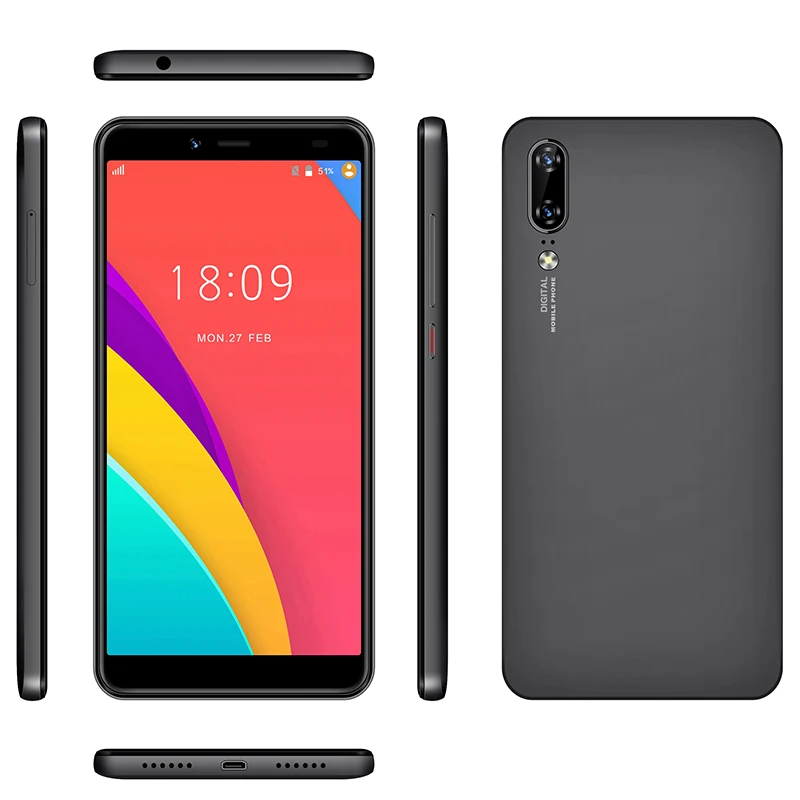 5,5 дюймовый 4G android 8,1 смартфон с GPS