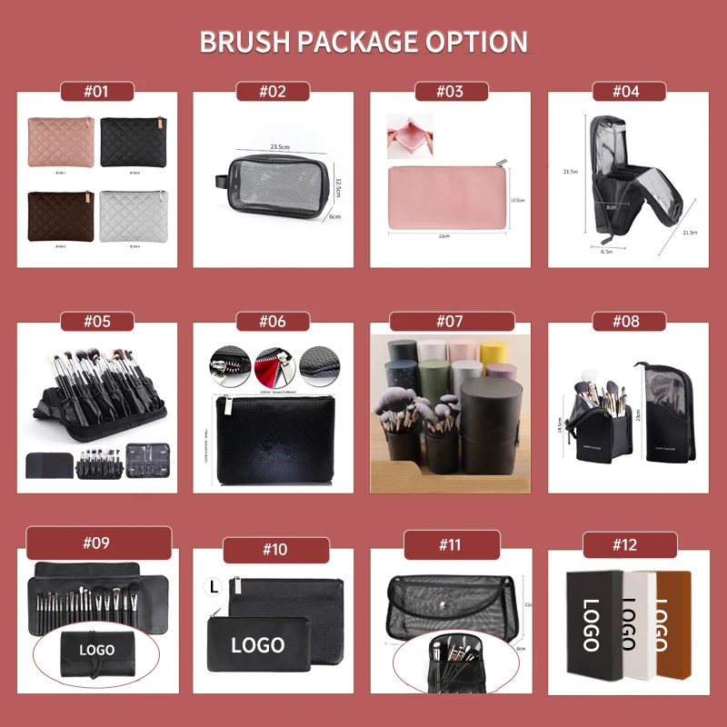 HMU Low MOQ Ship Fast Custom Logo High Quality Make Up Brushes Wholesale Wood Handle Premium Synthetic 18 pcs Makeup Brush Set