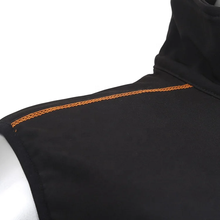 
2019 spring 96% polyester 4% spandex softshell vest for men 