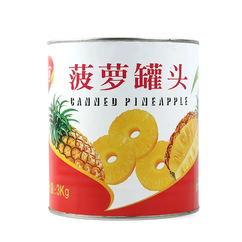 factory manufacturing Canned Pineapples slices in syrup