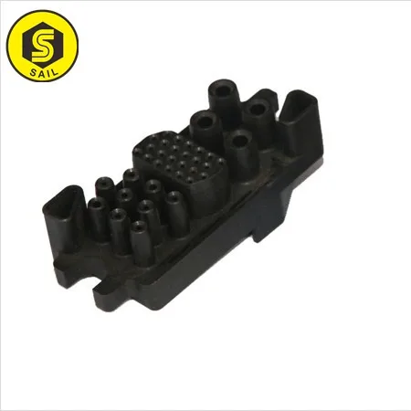 Custom abs injection molded plastic parts with red colour in Ningbo