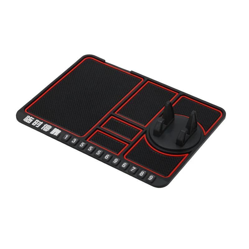 Automotive special vehicle shelving pad multi-functional 360 degree rotating navigation support instrument pad anti-skid pad