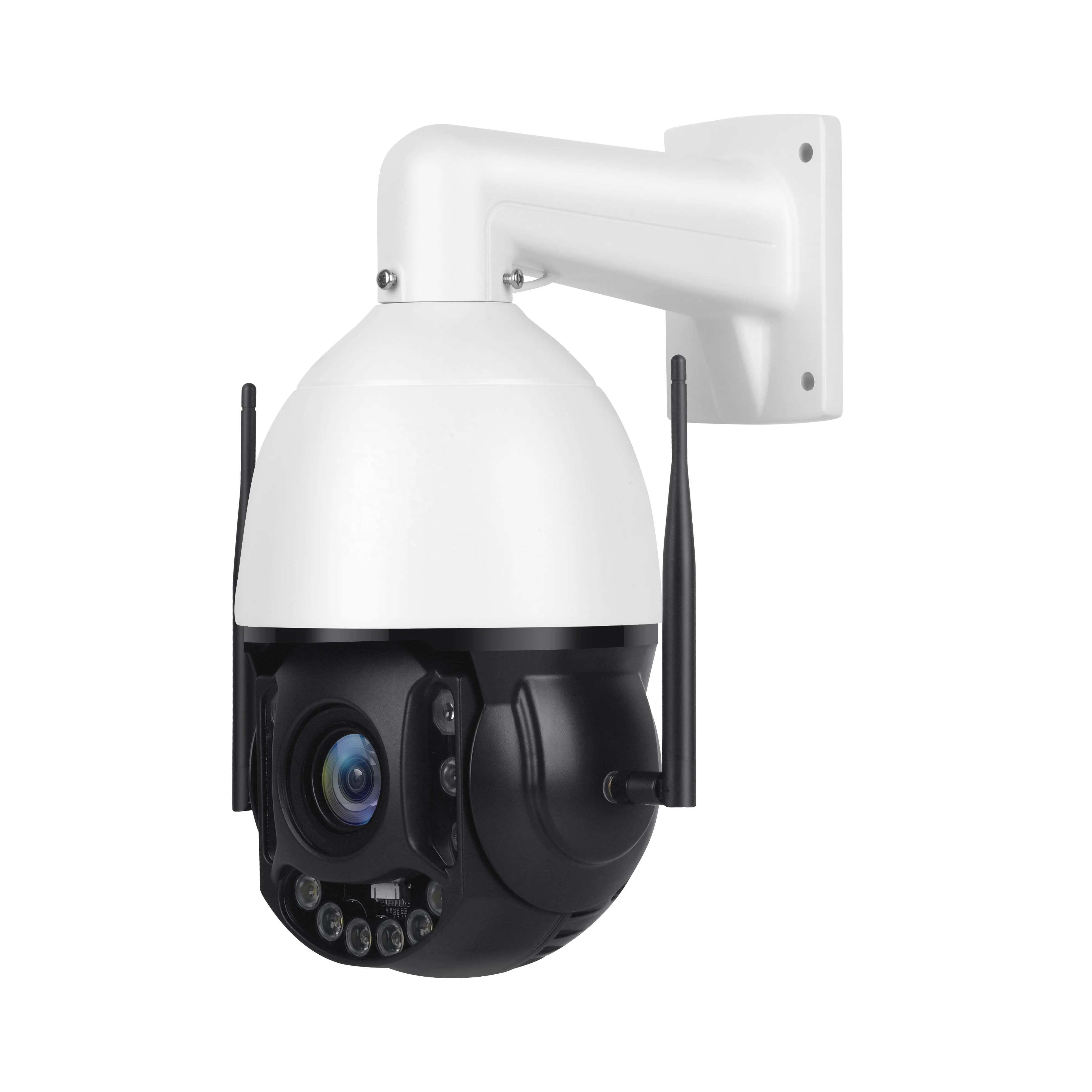 6 Inch 30X Optical Zoom 5MP FHD IP Camera WiFi 4G SIM Card LTE Outdoor ptz 360 Degree H.265 Wireless Humanoid tracking Cam