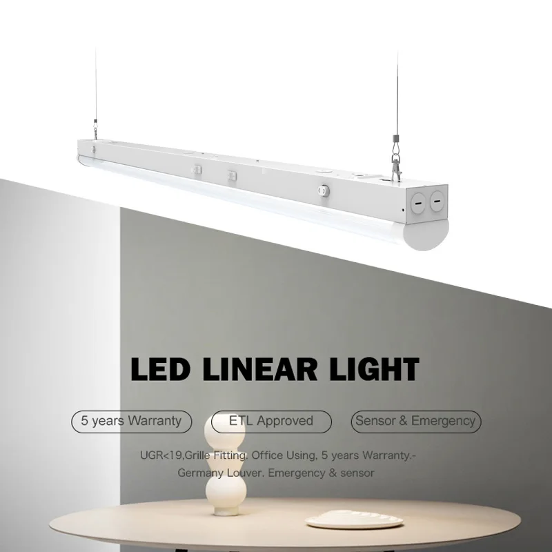 alite led linear pendant light 3000k 4000k 5000k shop lights for indoor illumination