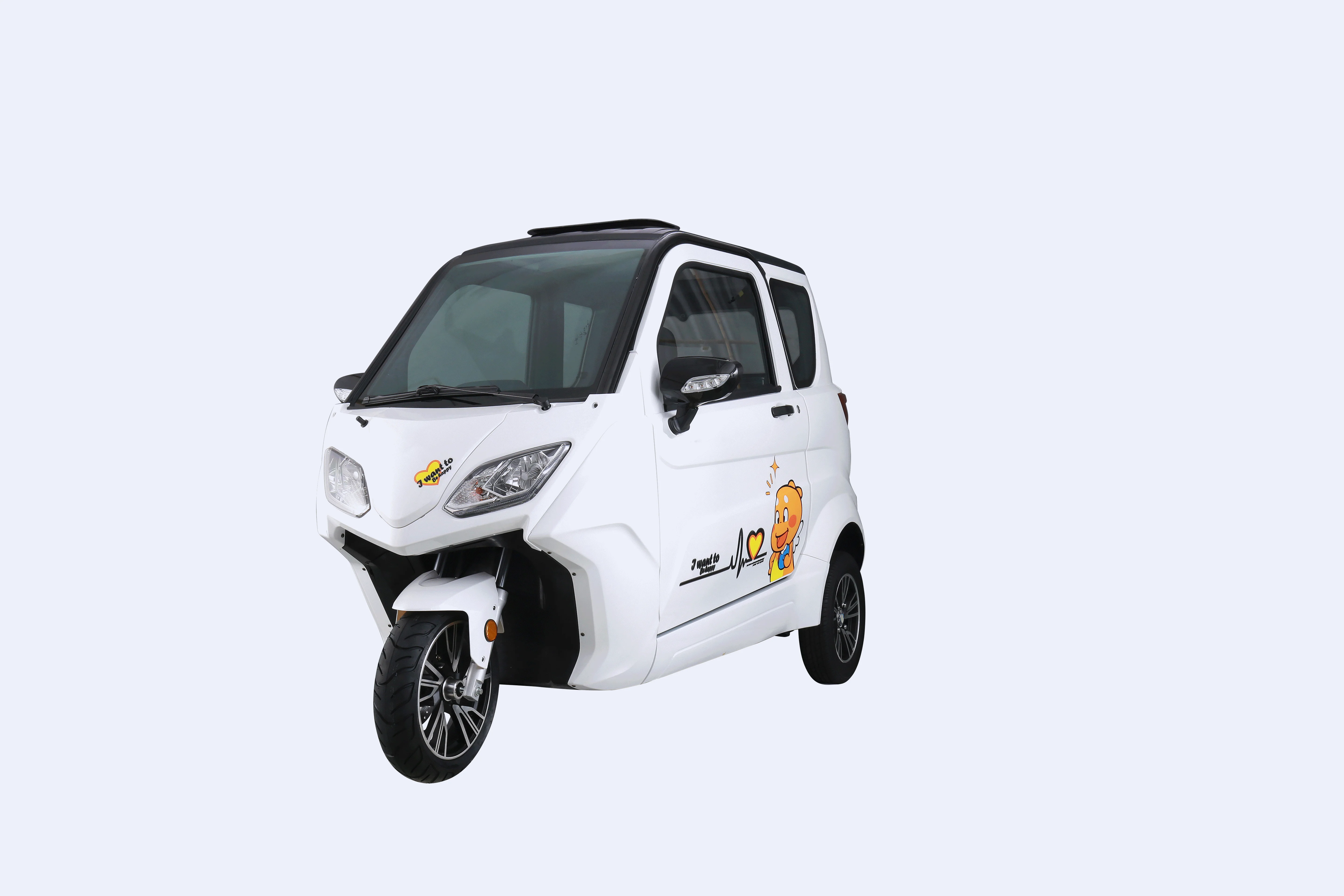 New Electric Car 3 Wheel Electric Full Enclosed Tricycle For Adult