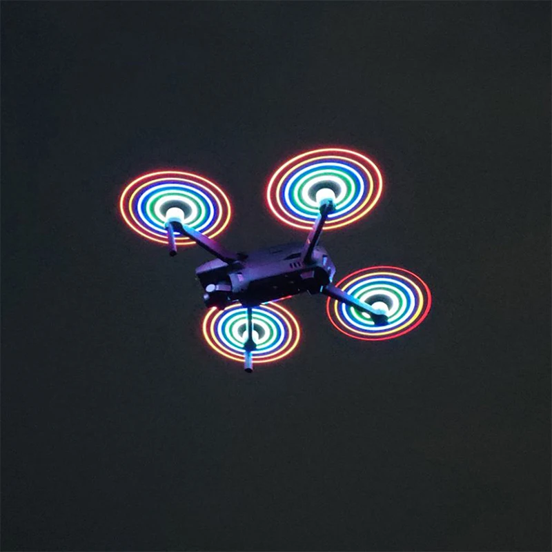 LED Multiple Colors Flash Propellers for DJI MAVIC 2 Pro Zoon Series RC Props Drone Accessories