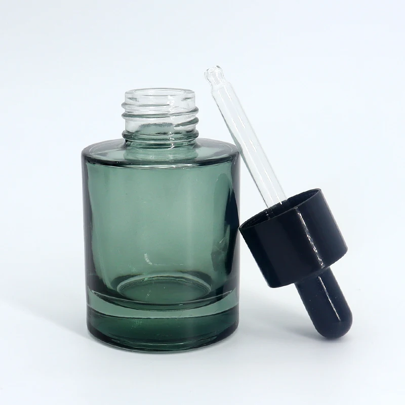 50ML dark green light-avoiding dropper bottle essential oil serum DIY high-grade dispensing empty bottle