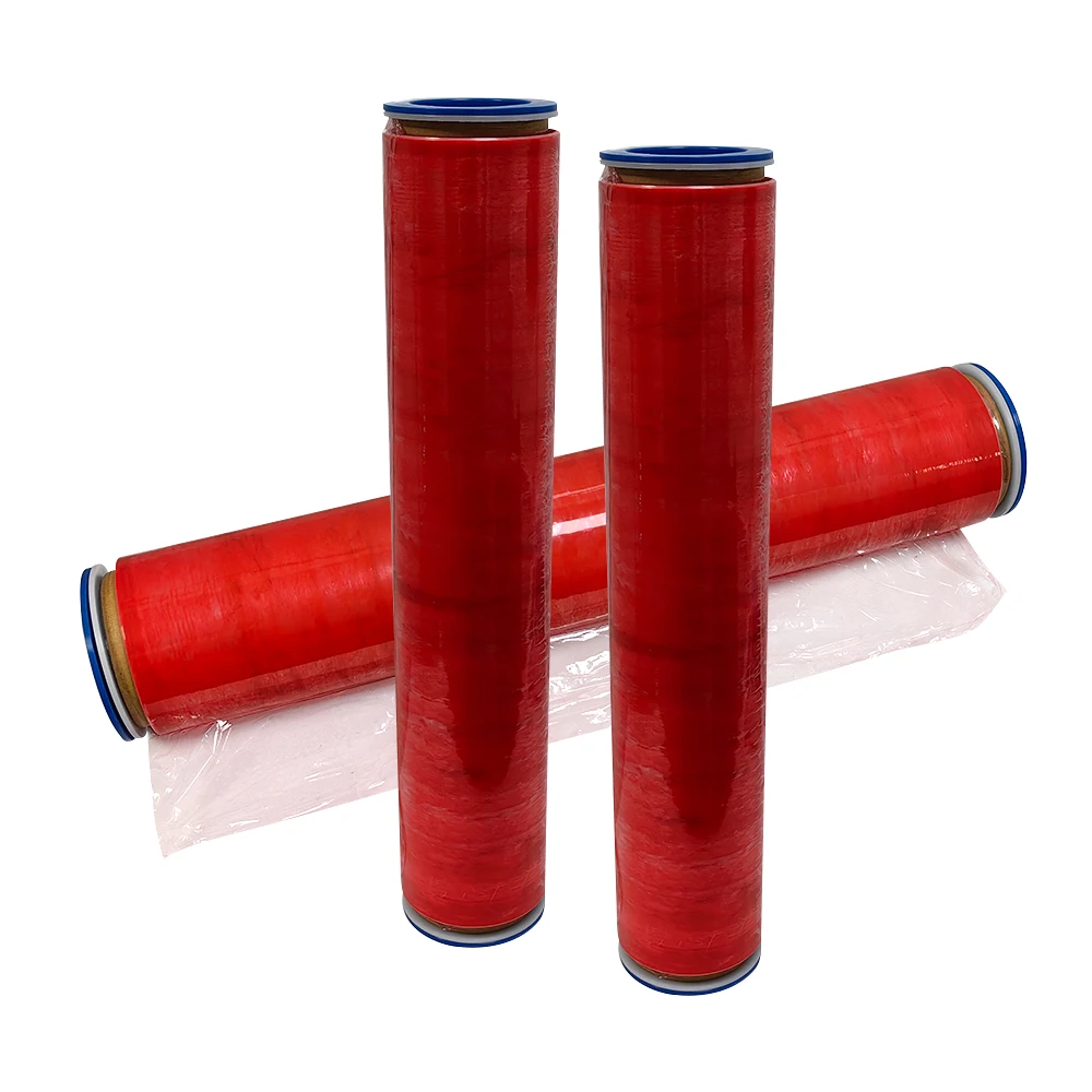 ALLESD Cleanroom Goods Protective Transparent Pink Anti-Static Wrapping Film ESD Packing Stretch Film