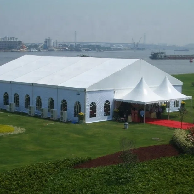 500 guests wedding banquet tent white PVC modular tent for outdoor events rental