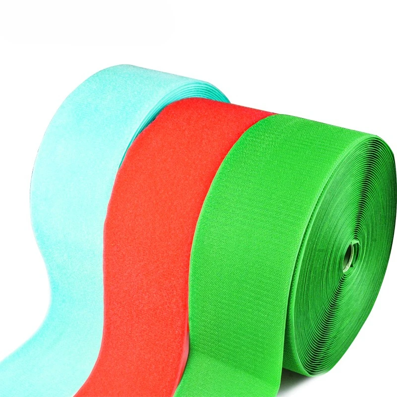 50mm Top Sale Hook And Loop Strap Sticky Industrial Strength Sew On Adhesive Hook And Loop Velcroes Hook And Loop Tape lcroes T