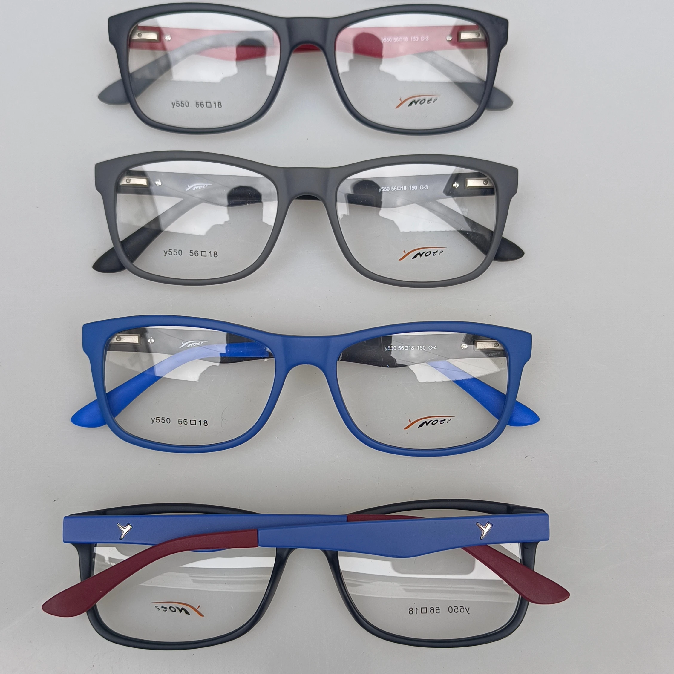 Factory Clearance Optical Frames TR90 Eyeglasses Metal Hinge Lightweight Sports Glasses for Men