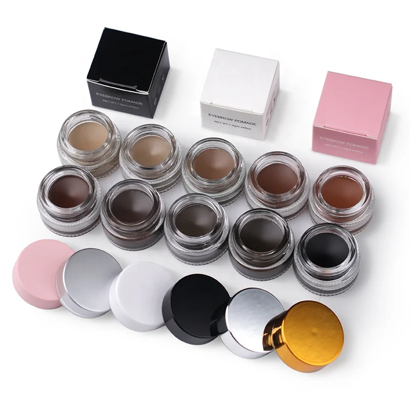 Private Label Eyebrow Enhancers Makeup Eye Brow Filler eyebrow gel waterproof Dip brow Eyebrow Pomade