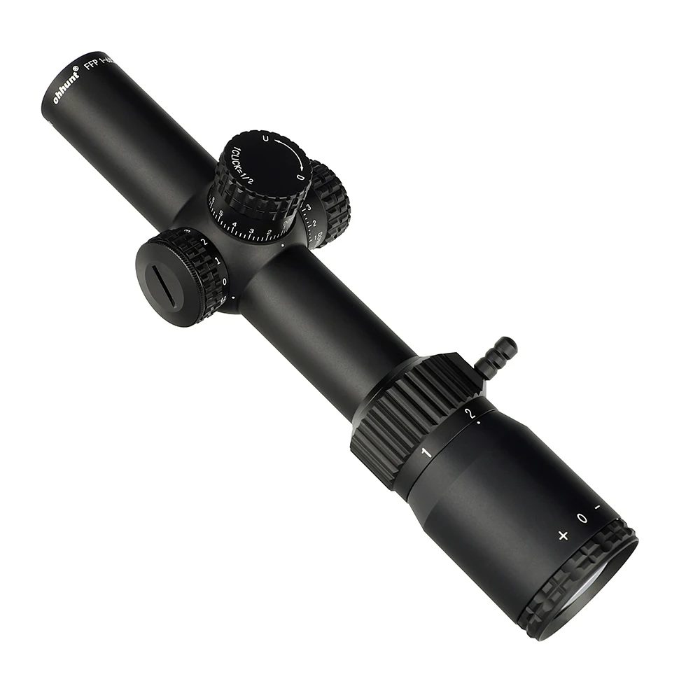 Ohhunt Hunting Optics 1-6x24 FFP Red Illuminated Telescopic Sight OEM Customized Optical Scopes