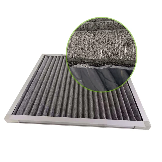Industrial customsized molecular filtration absorption harmful gas activated carbon prefilter carbon cloth Filter