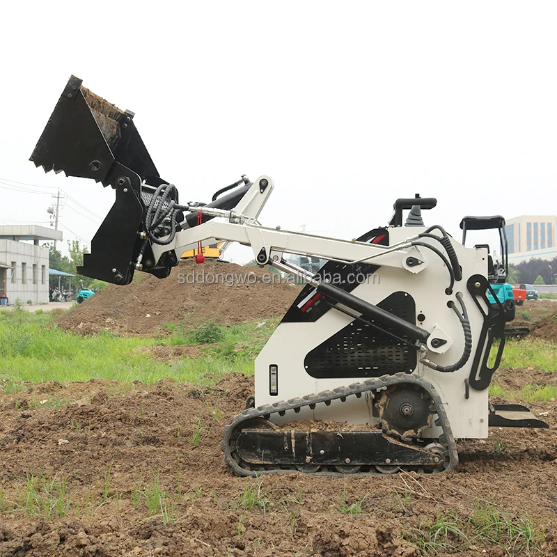Top Notch Heavy Duty Super Performance Compact Front End Mini Skid Steer Loader With Attachments For Multi-functional Use