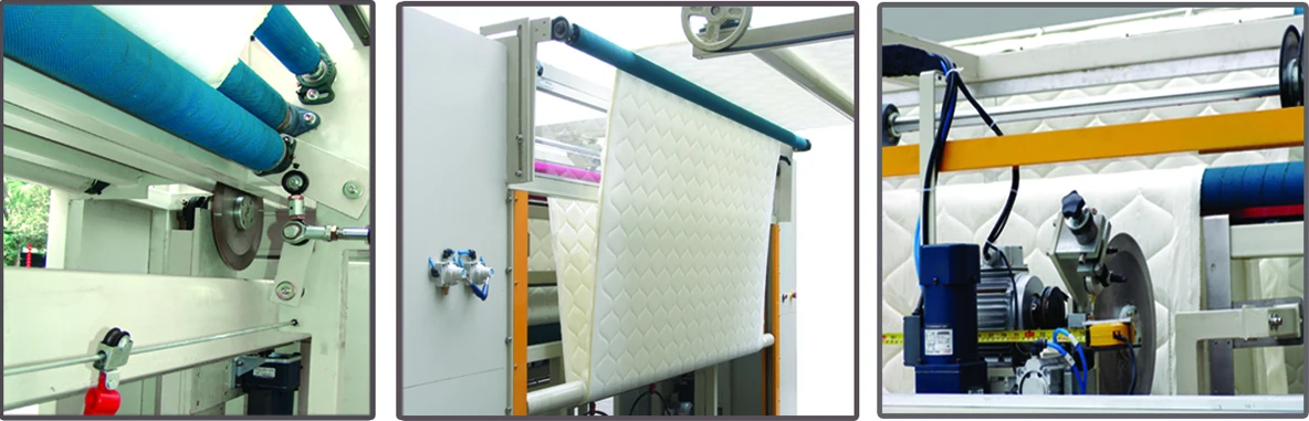 Машина для резки панелей матрасов и границ