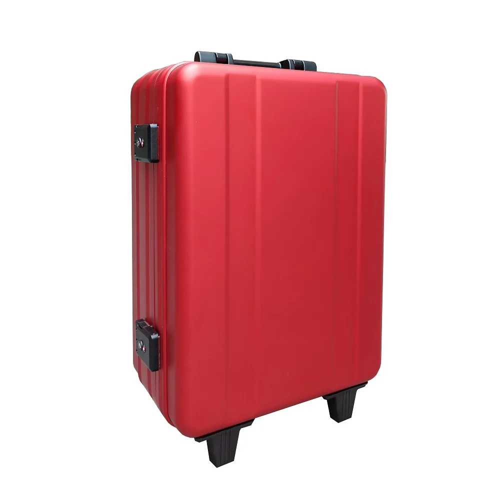 2023 High Quality Carry-on Aluminum trolley Case Pilot cast suitcase hardshell travel Luggage made in China