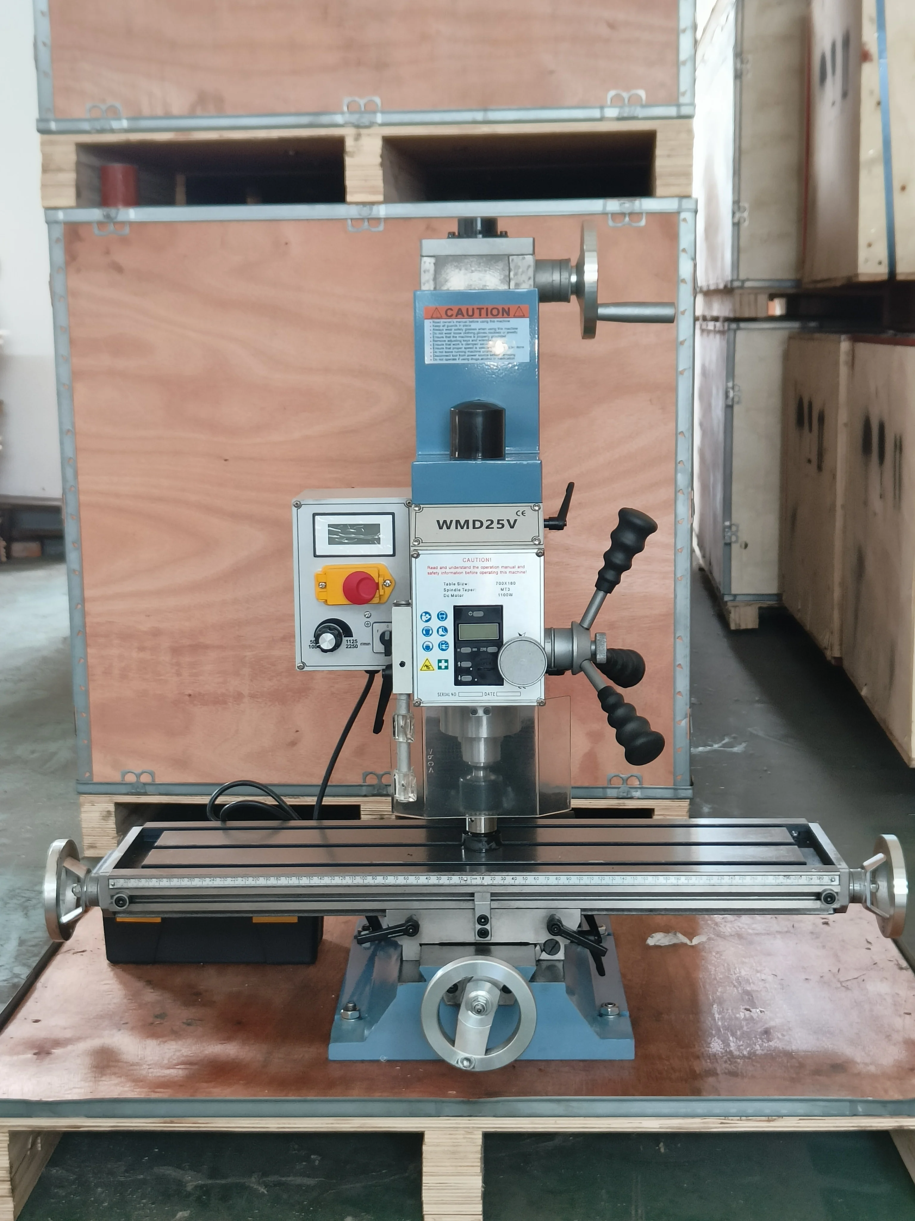 Small drilling and milling machine WMD25VL drill mill machine tool