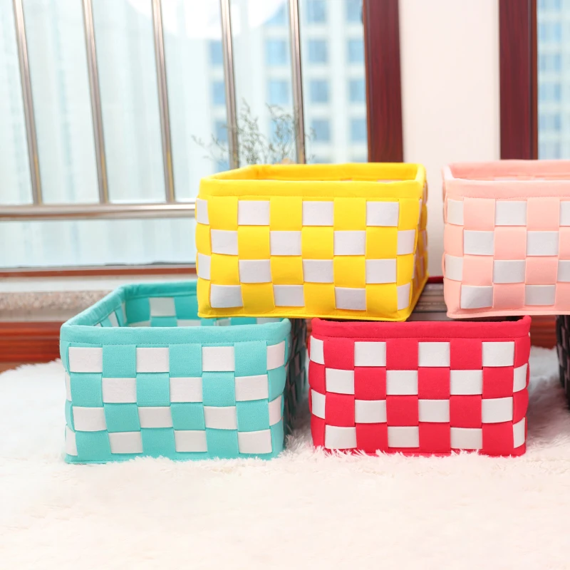 Double laundry basket bucket hamper collapsible felt organizer  laundry  large capacity basket folding laundry hamper