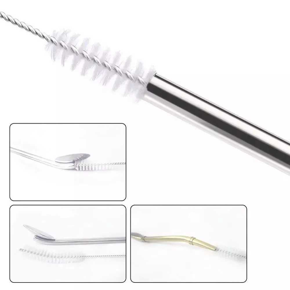 Wholesale Cheaper Durable Straw Cleaning Brush / Cleaner Brush for Silicone Glass Metal straws