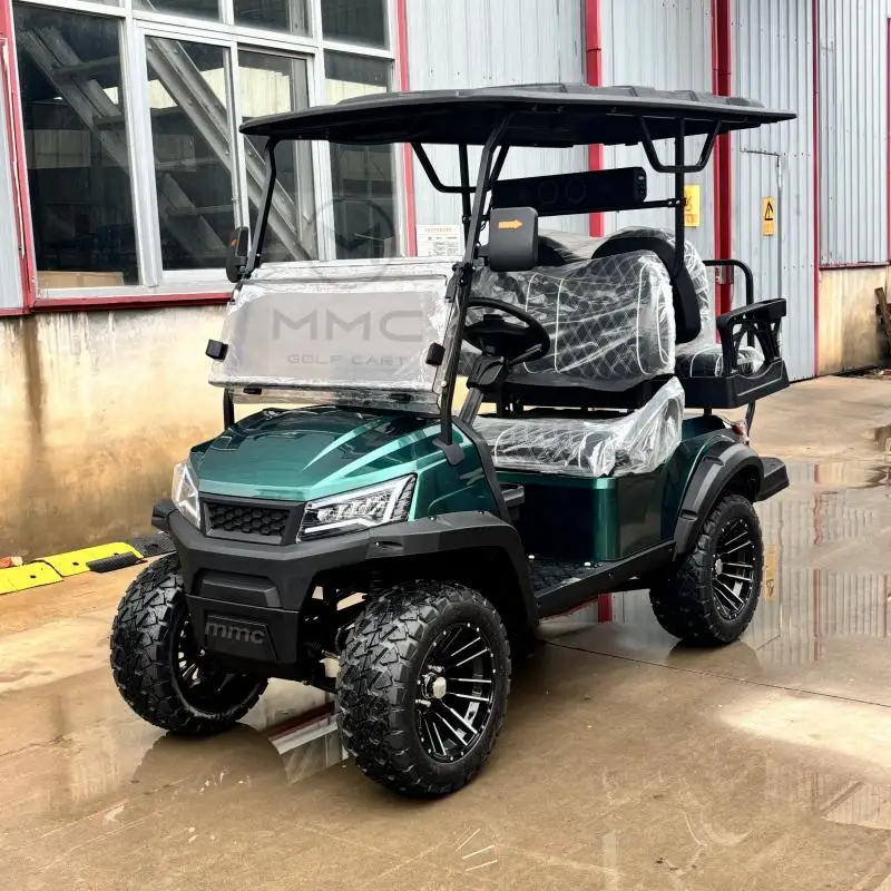 72V Hot Sale Lithium Battery Golf Carts ATV 6 passenger Off Road All Terrain Rough Terrain Lifted Golf Cart Electric 4 Seat