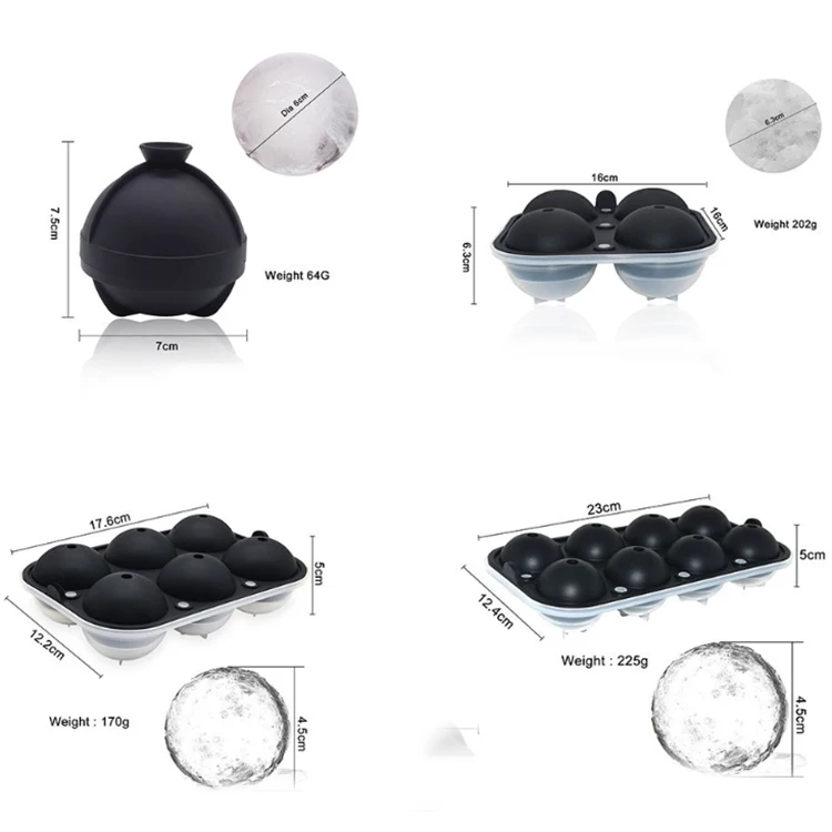 2024 new design hot selling ice cube mold all kinds of form Silicone ice cube mold for Bar and party