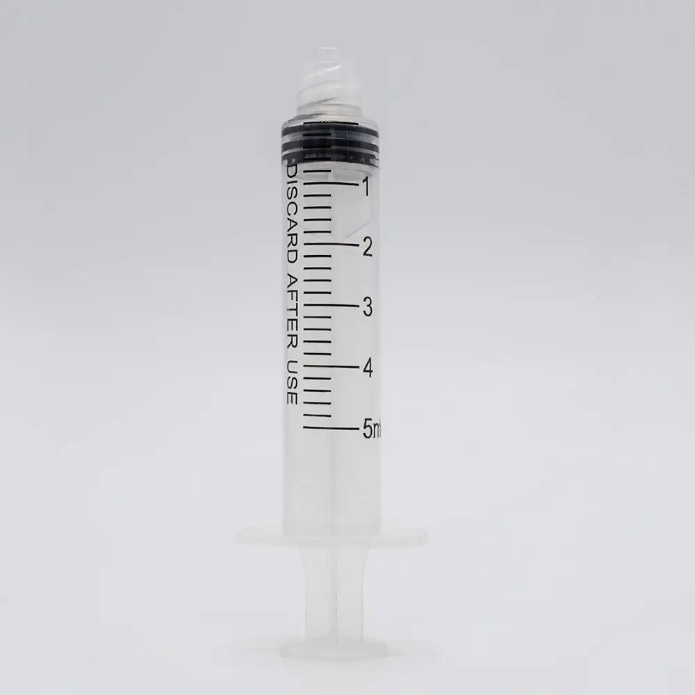 
Gelsonlab HSG-257 5ml Luer Lock Plastic Syringe for Industrial Dispensing and Scientific Laboratory Multi Purpose No Needle 
