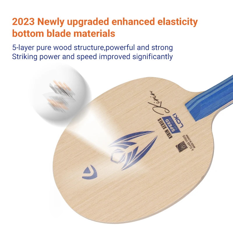 8 mm Diamond Style Setting Ping Pong Blade For Beginner Training High Quality OEM Customized Table Tennis Blade