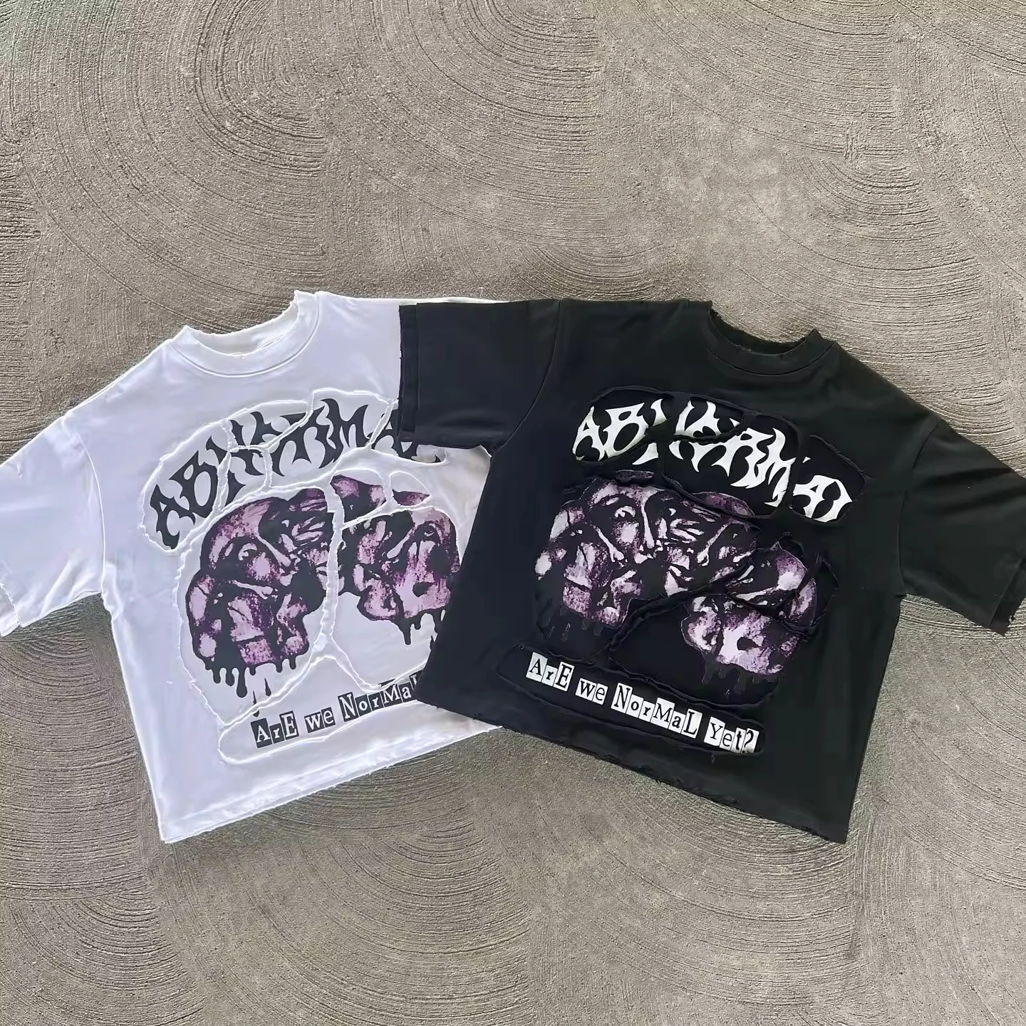 Custom Vintage Heavy Pima CottonT-shirt Cropped Boxy Fit Tee Shirt Unisex Box Fit Printing Drop Shoulder T-shirt High Quality