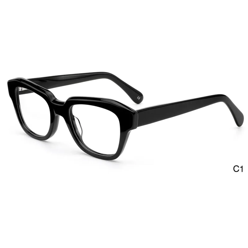 square eye glasses men high standards transparent fashion eye glass eyewear frames acetate