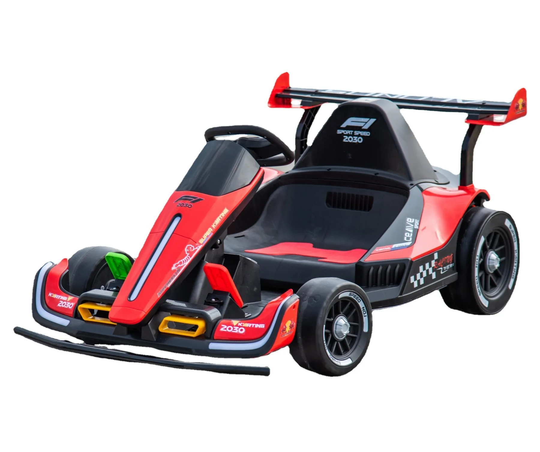360 degree drifting 24V 10A battery dual drive electric go kart high speed drifting ride on car 24V electric go kart