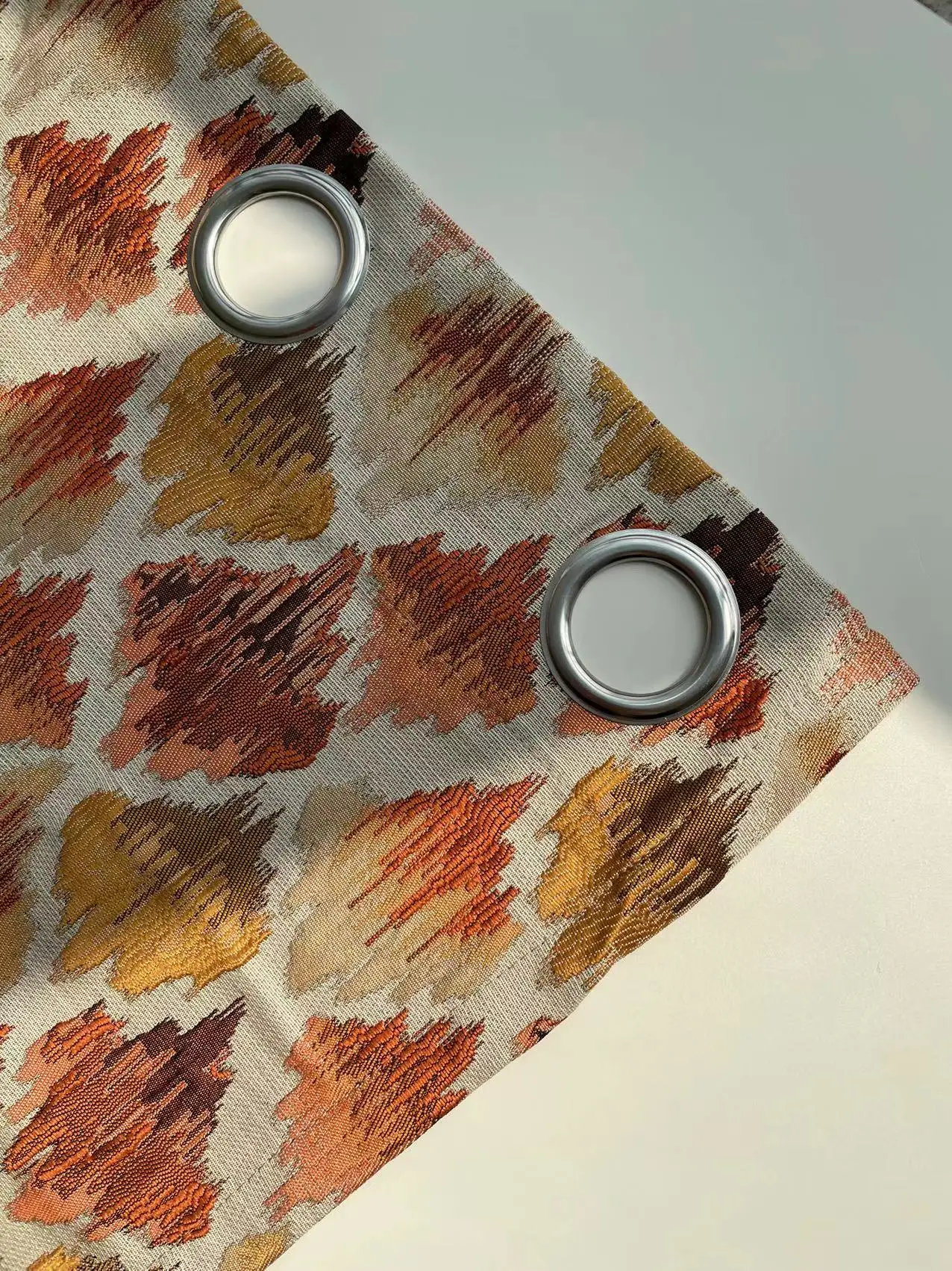 high quality ready made jacquard blackout curtain for living room home decor