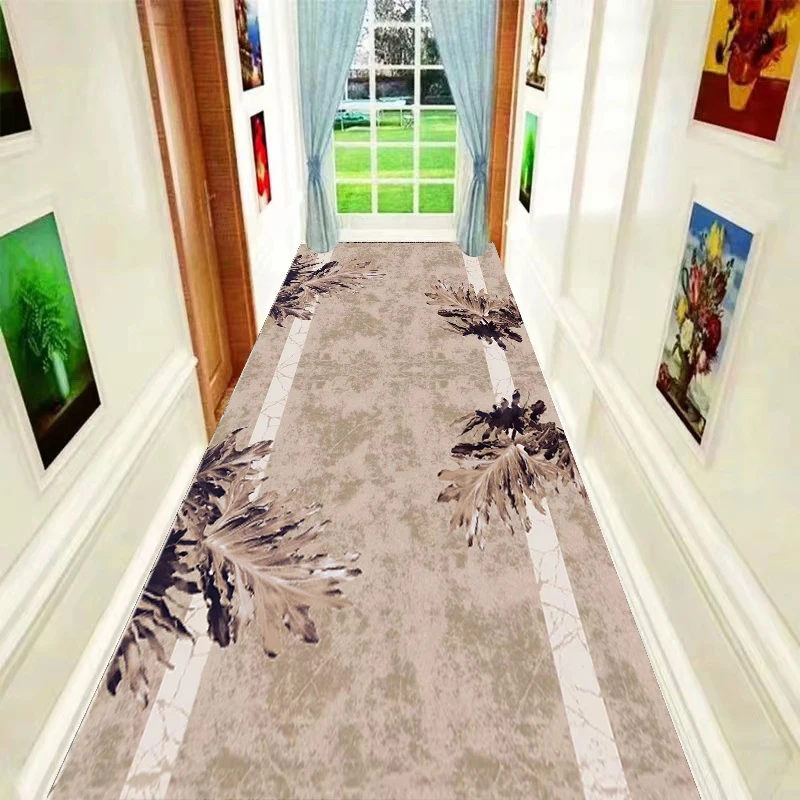 Washable Factory Carpets 3D Printed Customized Polyester Hallway High Quality Machine Anti Fatigue Runner Rugs Bedroom Carpet
