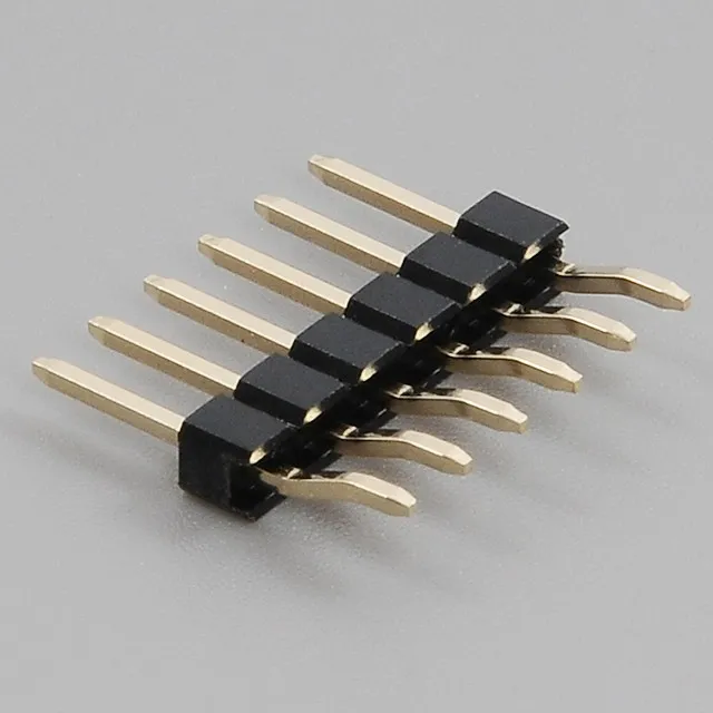 
2.54mm Right Angle SMT single Row Pin header 