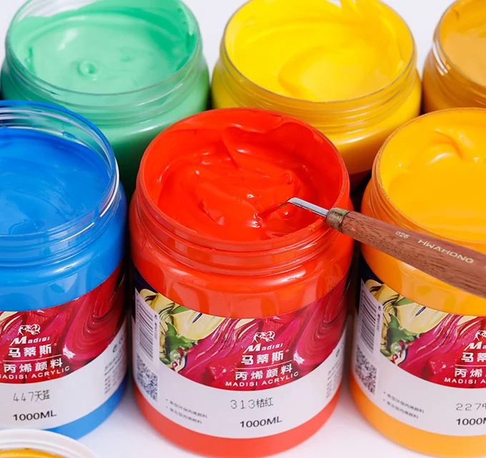 Acrylic Paint Waterproof Strong Coverage Artist Non-toxic 1000ml Custom Acrylic Paint Professional