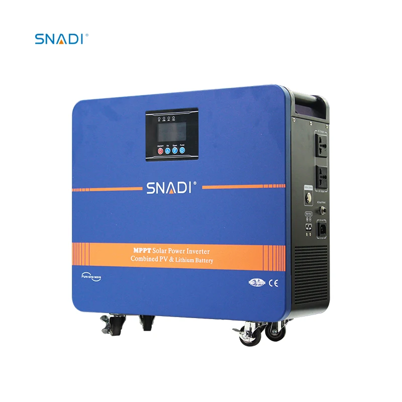 SNADI Off Grid 1200W All in One Solar Generator with Lithium Battery Solar Inverter Energy Storage System