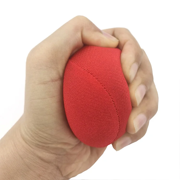 Fabric Stress Ball Coated Tpr Gel Inside Anti Stress Ball For Hand Therapy