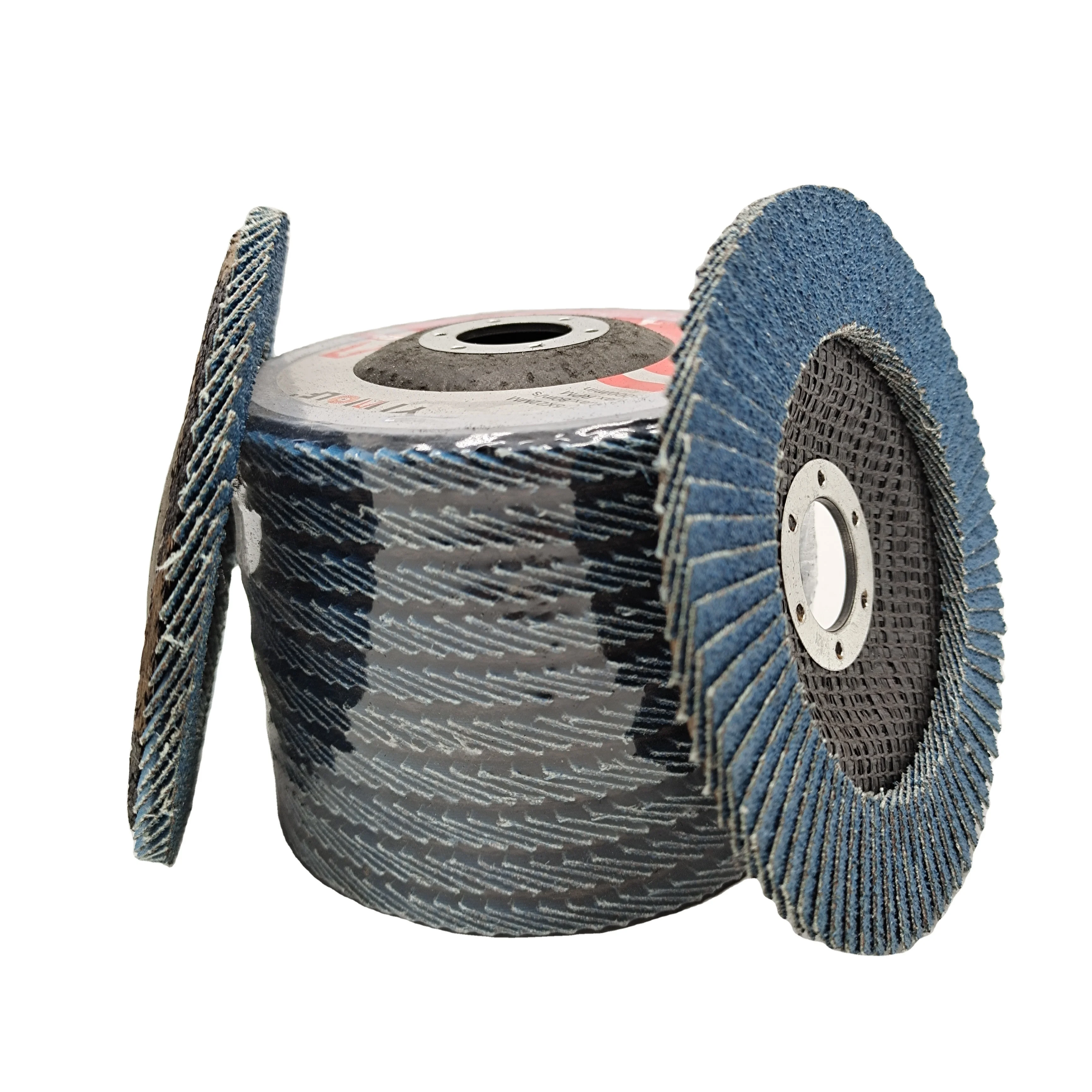 125*22mm P40/60/80/100 Zirconia Abrasives Flap Disks for Metal