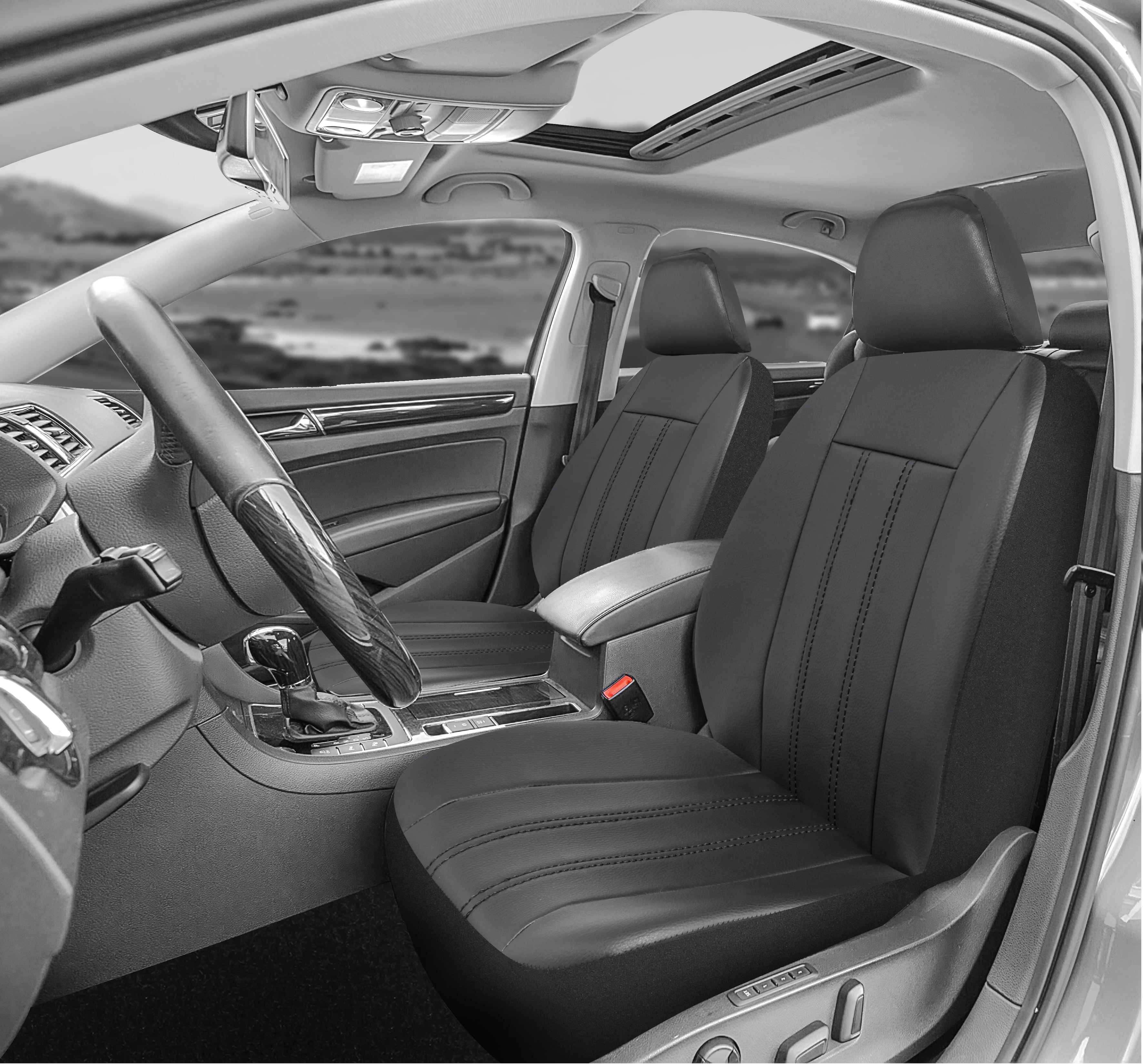 Higher Auto universal fit full set PU leather luxury auto seat cover custom car seat cover sporty wholesale car seat cover