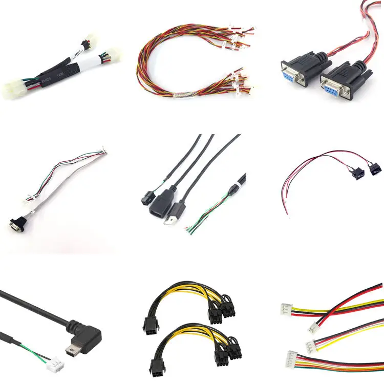 Custom Quick Lock Black Power Connector Wire Harness Cable Assembly for Machinery Equipment