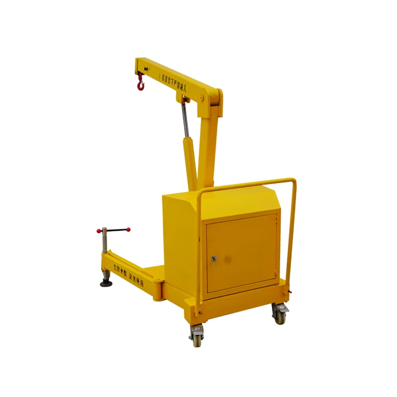 300kg portable floor electric  Counter-balanced hydraulic crane