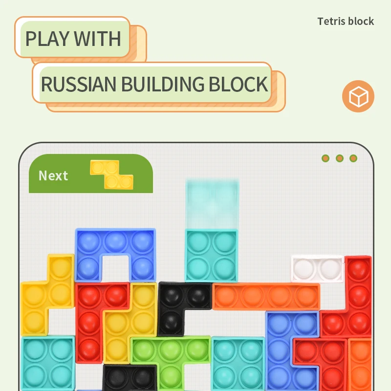 Factory Juguetes Antiestres Puzzle Push Pop Game Trending Squeeze Toys