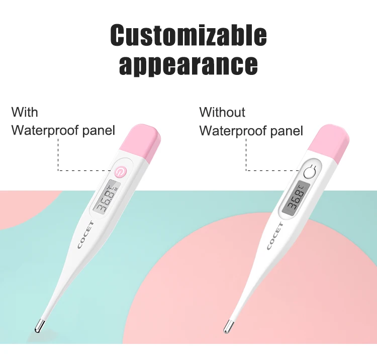 Wholesale 60 Second  Waterproof Pen Type Oral Rectal Armpit Fever Medical Clinical Digital Thermometers