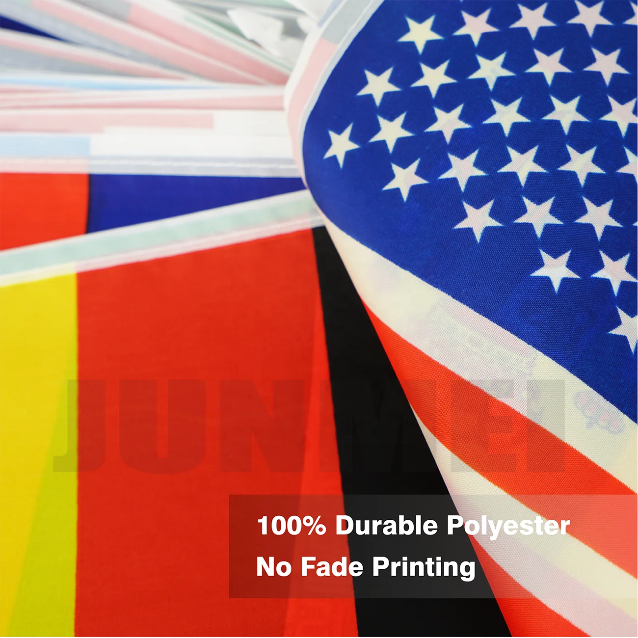 Wholesale France Flags Banner Bar Events Decoration Square Pennant 26 ft France String FLags