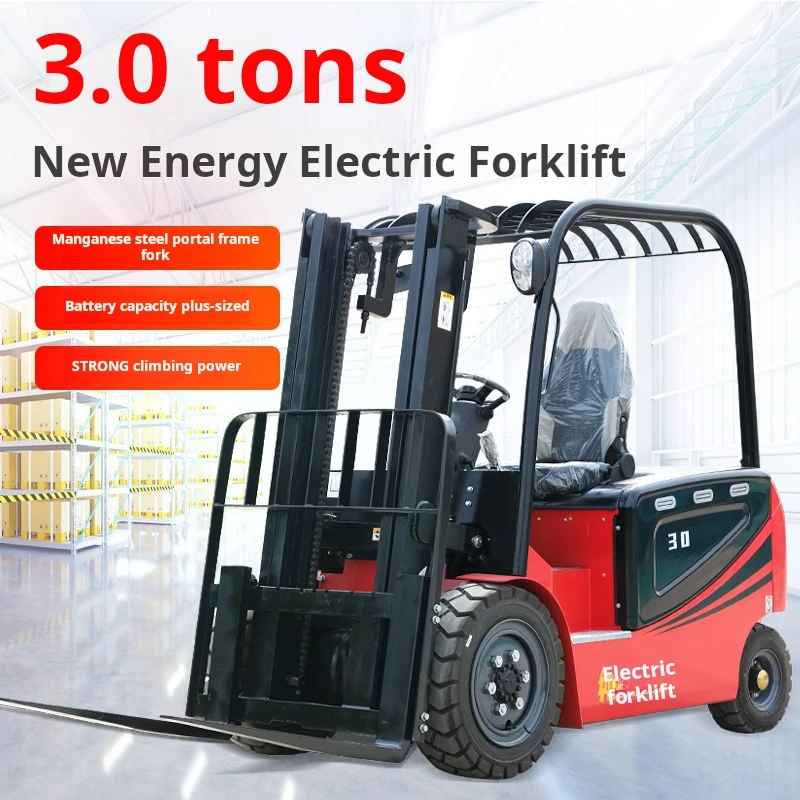 Deposit 3 Ton Electric Forklift CE Certification Customized Wholesale Multifunctional