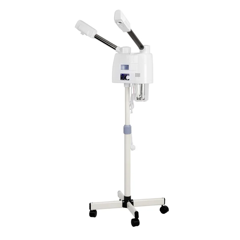 Wholesale price hair care machine face steamer nano sprayer hot and cold portable led light hair steamer