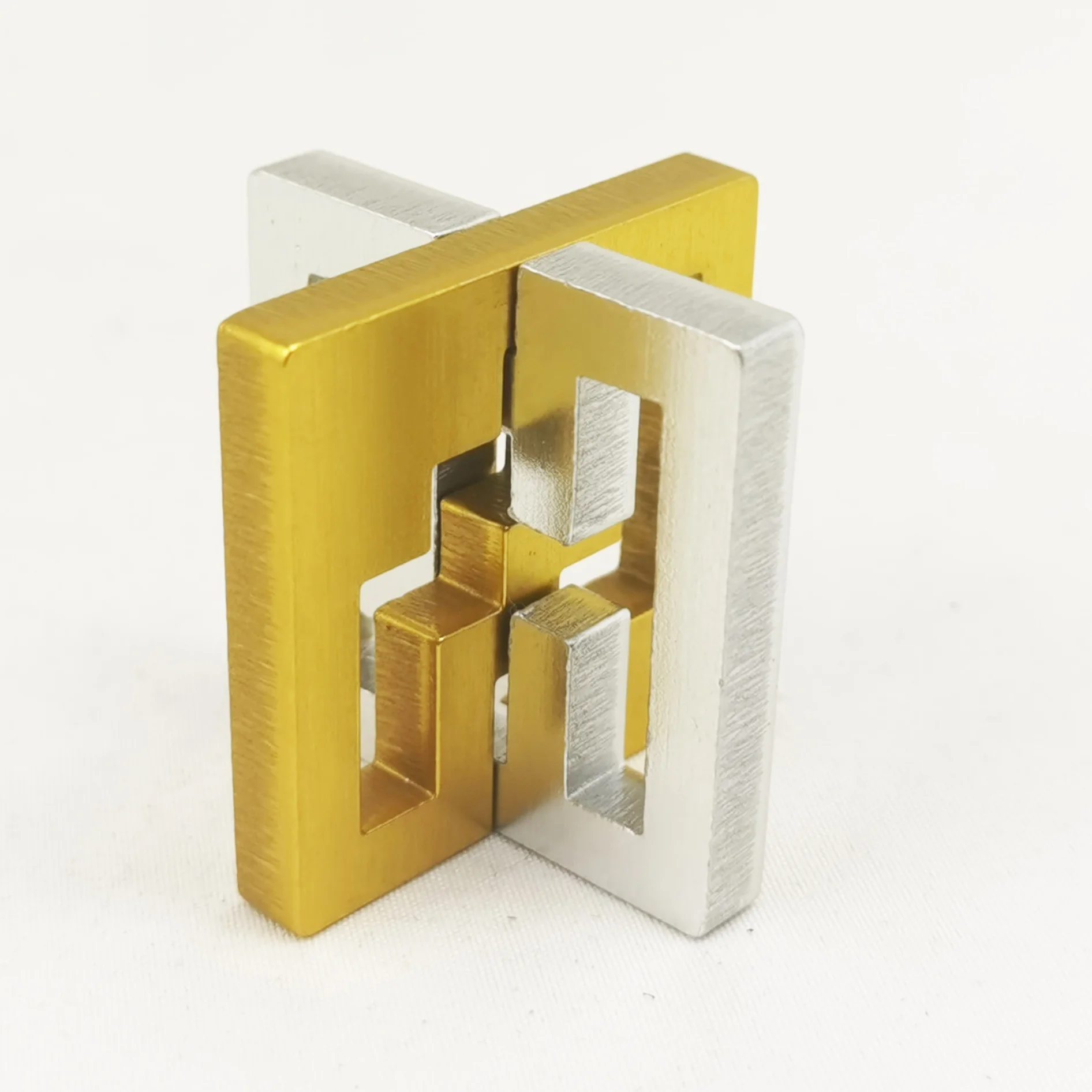 3D IQ высокое качество Luban замок интеллектуальная забавная головоломка с ручным управлением металлический мозг упражнения на заказ напечатанная модель для подарка