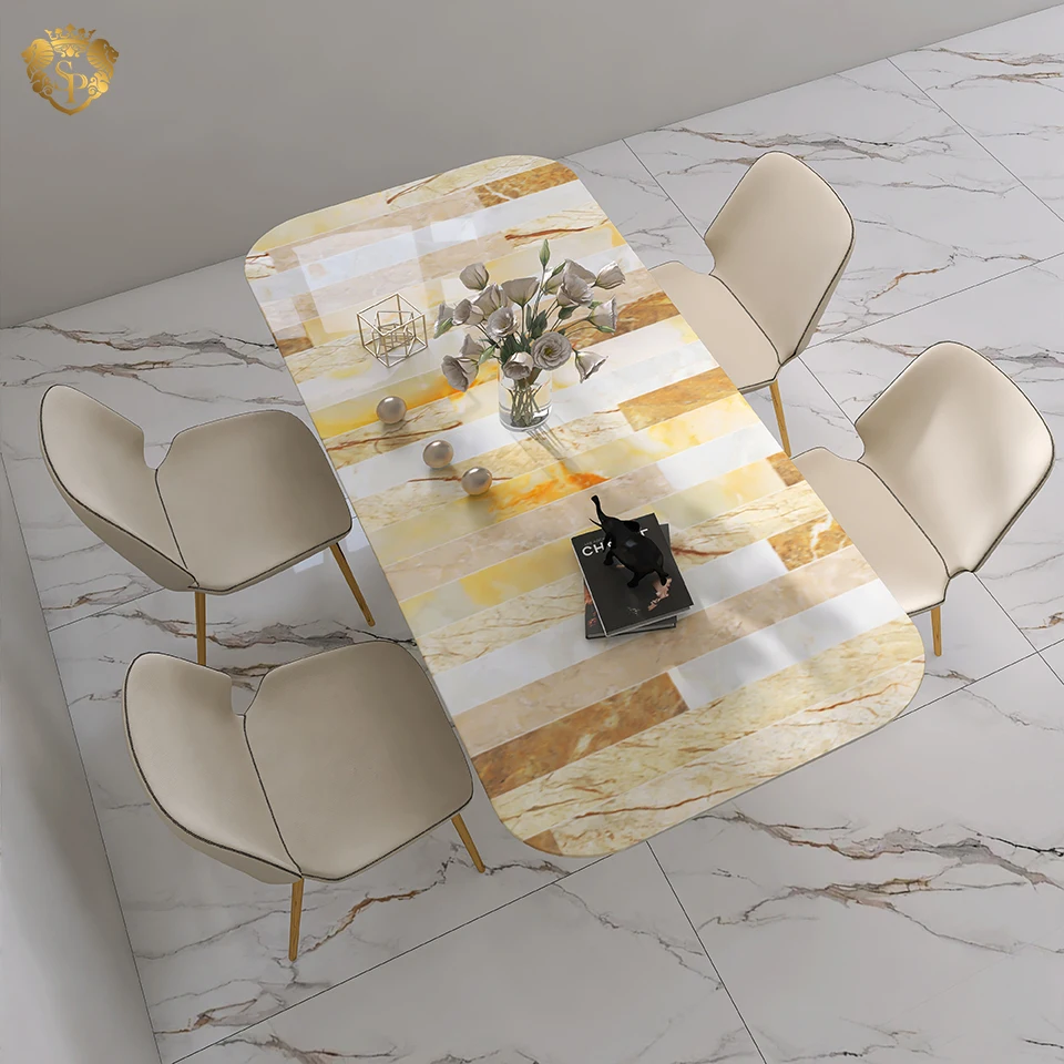 Tables for restaurants cafe pinstripe rectangle dining room table restaurant wooden luxury dining table set italian